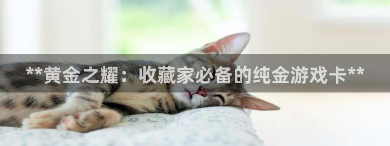 天辰注册链接：**黄金之耀：收藏家必备的纯金游戏卡**