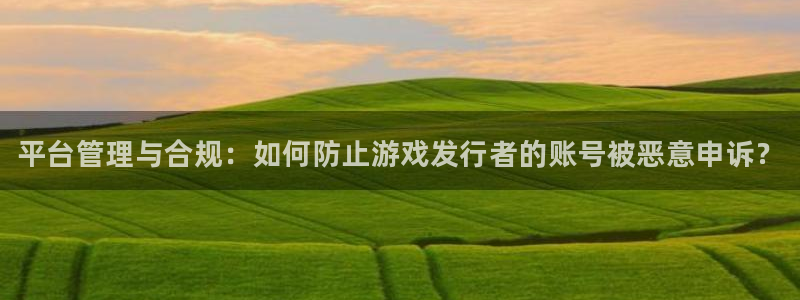 天辰平台需7O777：平台管理与合规：如何防止游戏发行者的账号被恶意申诉？