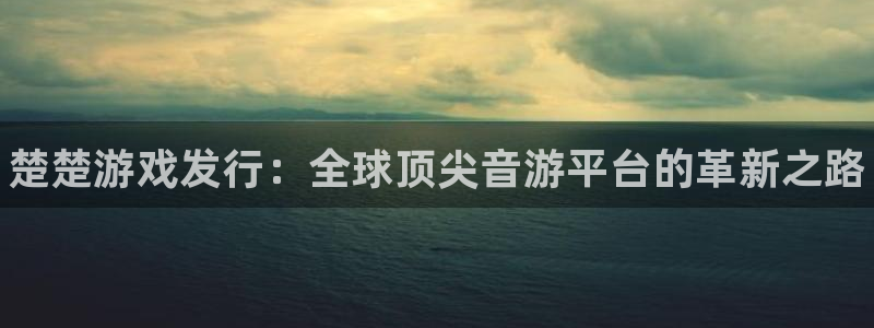 天辰平台注册地址怎么改：楚楚游戏发行：全球顶尖音游平台的革新之路